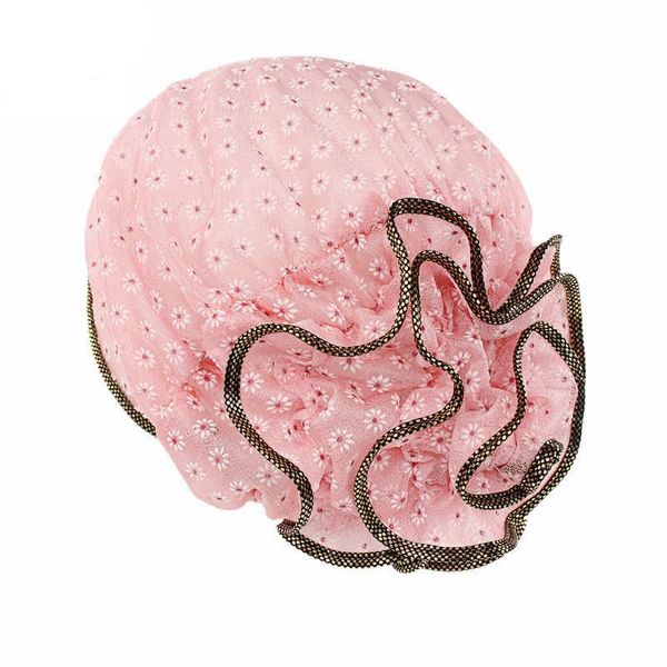 

мода кружево wrap cap женщины stretch платок musulman хиджаб шапка цветочный печати тюрбан шапка женской головные уборы аксессуары для волос, Black