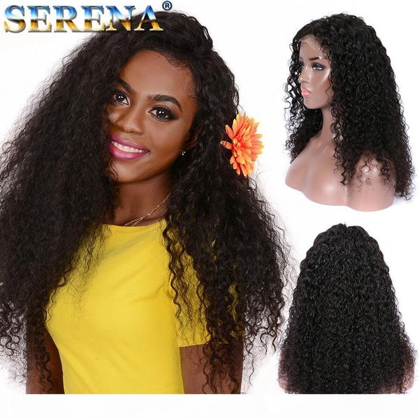 

malaysian 4*4 kinky curly bob wig 150% remy human hair lace closure wigs pre plucked 13*4 360 short bob human hair wigs, Black;brown