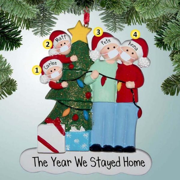 

ornament diy greetings quarantine birthday party pandemic social distancing christmas tree pendant decoration ewf2681