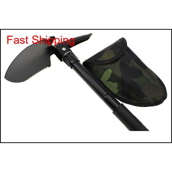 

mini folding shovel multifunction stainless steel survival shovel camping outdoor cleaning tool portable lightweigh qylmvs bde_luck