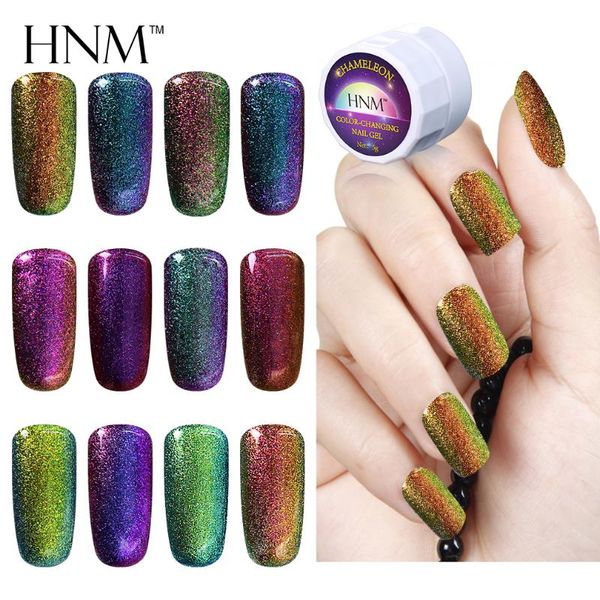 

nail gel hnm 3d uv led lamp chameleon stamping paint gellak hybrid varnish soak off semi permanent 5g polish glue, Red;pink