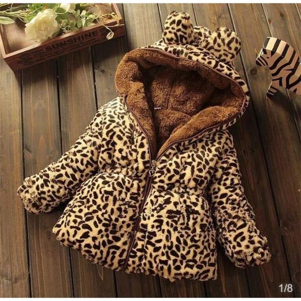 

winter baby girls outerwear children girls hooded parkas infant jackets for girls warm cotton parka jacket for children 201128, Blue;gray