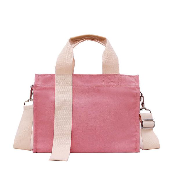 

2021 new canvas bag shoulder bag large capacity student tote portable 21011405dq
