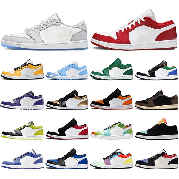 

2021 jumpman low 1 1s basketball shoes for men women pine green unc court purple hyper royal gym red mens trainers sport sneakers
