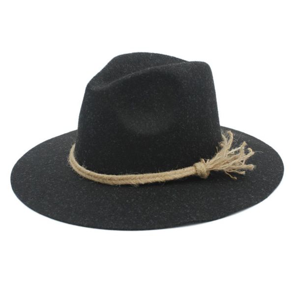 

100% wool men's women's winter autumn fedora hat for elegant laday gentleman wide brim sombreros jazz cloche hat, Blue;gray