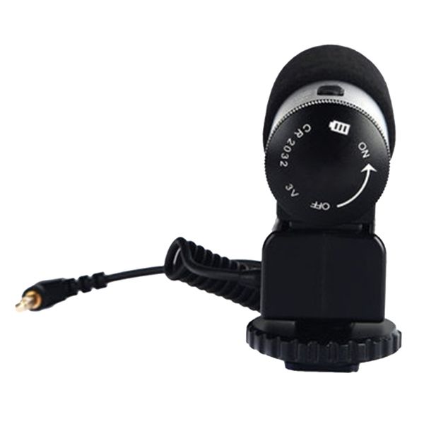 

mic-03 ​​внешний 3,5 мм dv стерео микрофон микрофон для canon nikon pentax dslr камеры видеокамеры