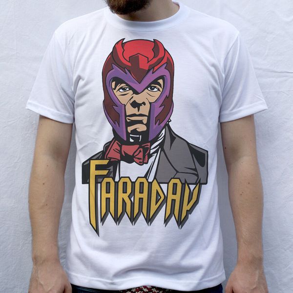 

faraday - magneto t-shirt design, michael faraday, x-men shirt cotton hight quality man t shirt sport hooded sweatshirt hoodie