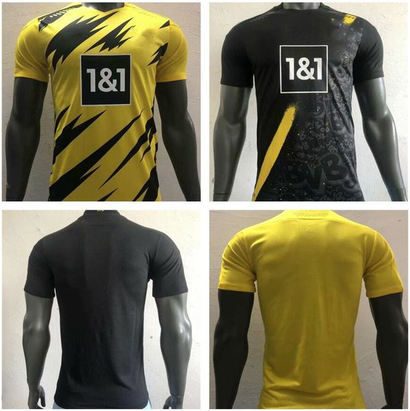 

версия игрока haaland reus borussia 20 21 дортмунд футбол джетка bellingham sancho reus camisetas futbol hummels brandt maillot de foot, Black;yellow