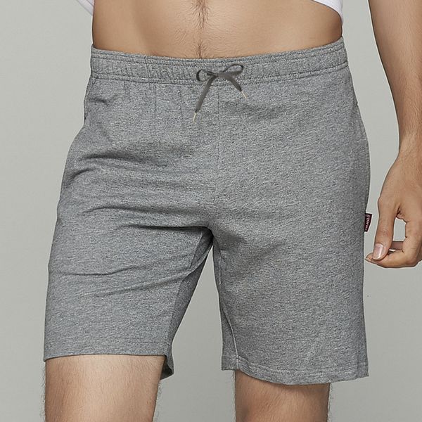 

men's casual shorts pure cotton sports large loose beach pants, White;black