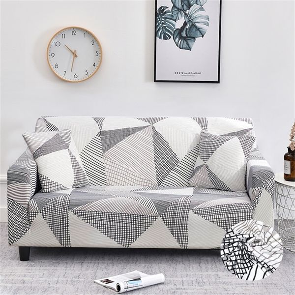 Streç Set 1/2/3/4 SEATER Elastik Kanepe Kapak Oturma Odası Evcil Hayvanlar için Kapakları Slipcover Sandalye Havlu Funda Sofa 201222