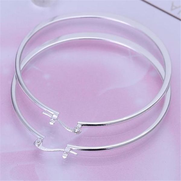 

высокое качество серебро цвета серьги мода темперамент женщины леди милый хороший большой круг горячие продажи мода ювелирные изделия e043 h, Golden