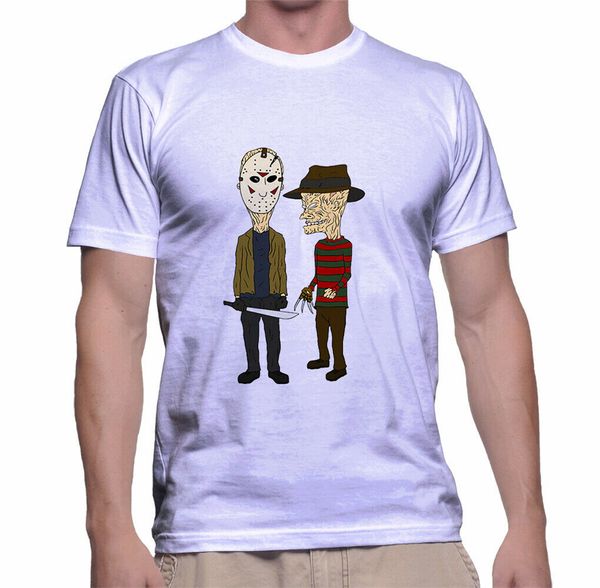 

beavis and butthead freddy and jason t-shirts size s-2xl casual printing tee shirt sport hooded sweatshirt hoodie
