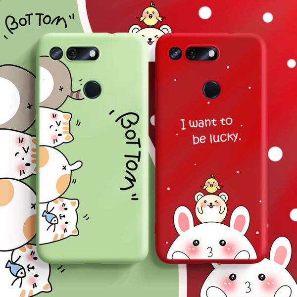 

3glory v20 mobile phone case silicone huawei v20 red personalized creative soft case v20 autumn and winter lovers protective casecf1