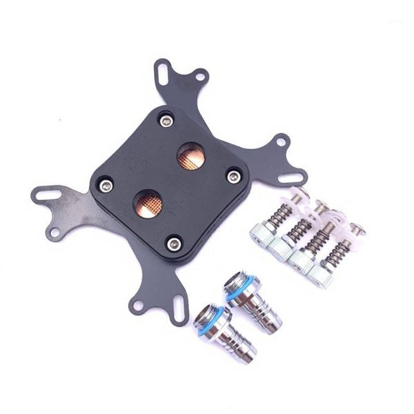 

lapcooling pads water block for lga 1155 2011 amd am4 copper cpu cooler heatsink computer radiator universal1