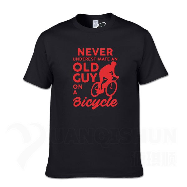 

never underestimate old guy cycling bike cyclist mens gift idea cool casual pride new fashion tshirt hooded sweatshirt hoodie men t shirt