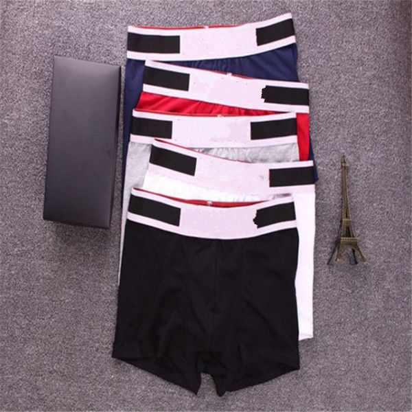 

2020 mens designer boxers brands underpants classic mens boxer casual shorts underwear breathable cotton underwears with box rzhtzhj, Black;white