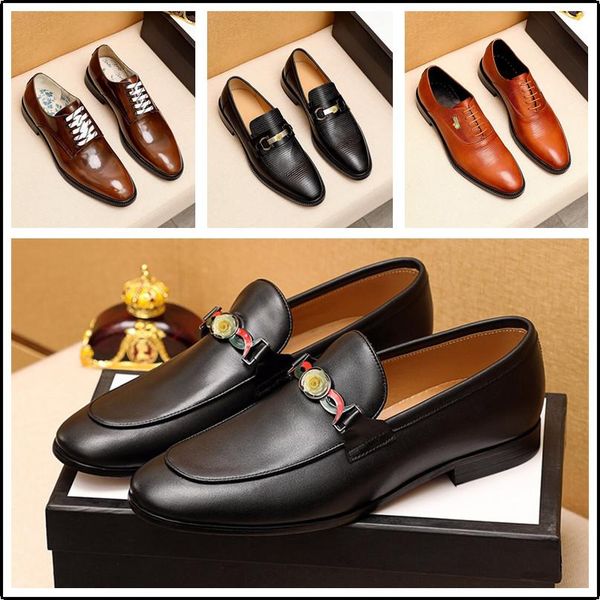 

q7 new british vintage square toe men leather shoes business suit formal luxury dress flats loafers big size oxfords wedding shoes 11, Black