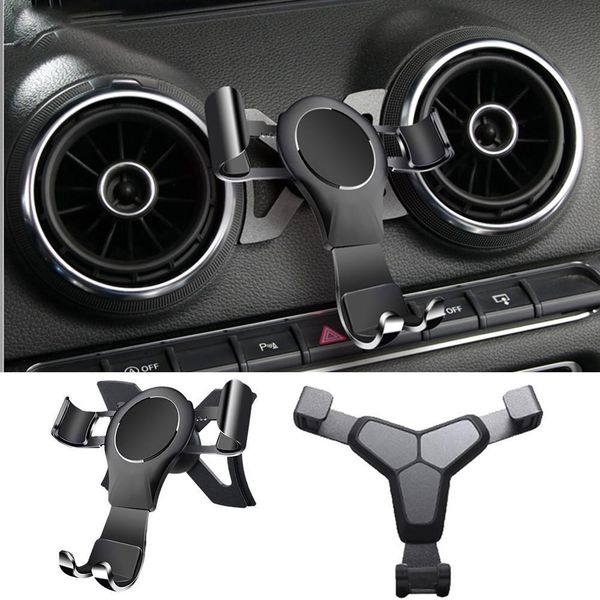 

holder gravity magnetic car mobile phone navigation stand only for audi a3 s3 year 2014-2019