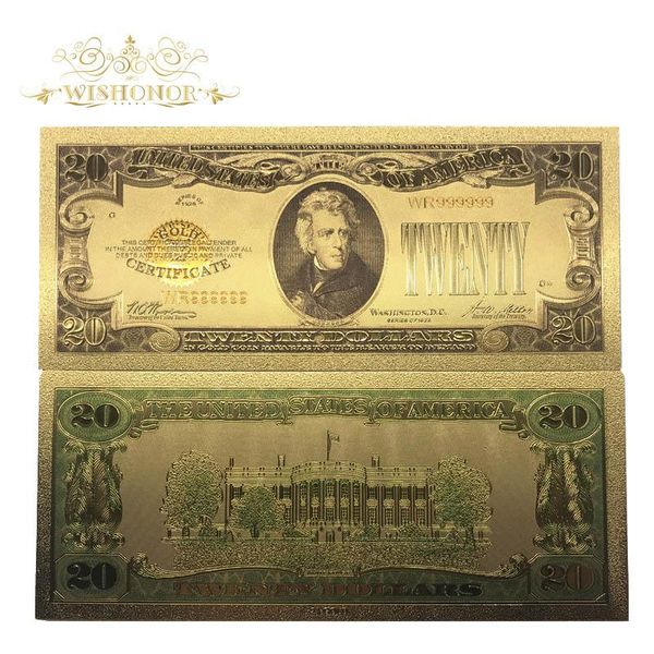 

100pcs lot 1928 year's edition of american 100 dollar bill gold foil banknote fake paper money usd currency bank note for gift bbymmn