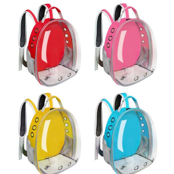 

breathable pet cat carrier bag transparent space pets backpack capsule bag for cats puppy astronaut travel carry handbag sqcutw