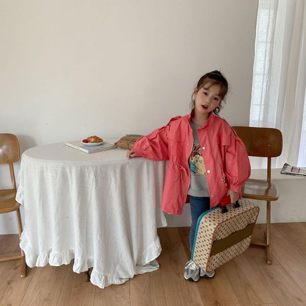 

coat spring arrival girl's korean style cotton long sleeve casual fashion jacket for cool cute baby girls, Blue;gray