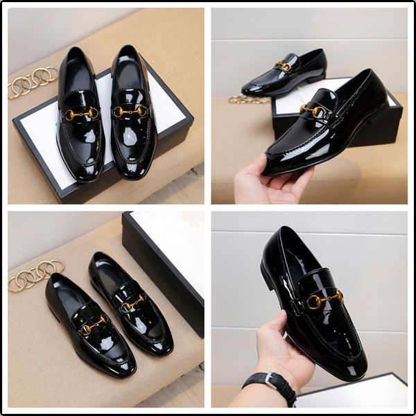 

2020 autumn new business men oxfords casual shoes set of feet dress shoes male office wedding men's leather shoes, Black