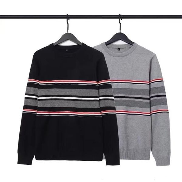 

warehouse clothing autumn and winter new pullover men's sweater striped sweater bottomed shirt fashionline_ltor, White;black