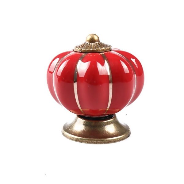 

knobs lovely kitchen pumpkin ceramic cabinet handles kids bedroom dresser 40mm drawer pulls handle furniture 6 njqgp