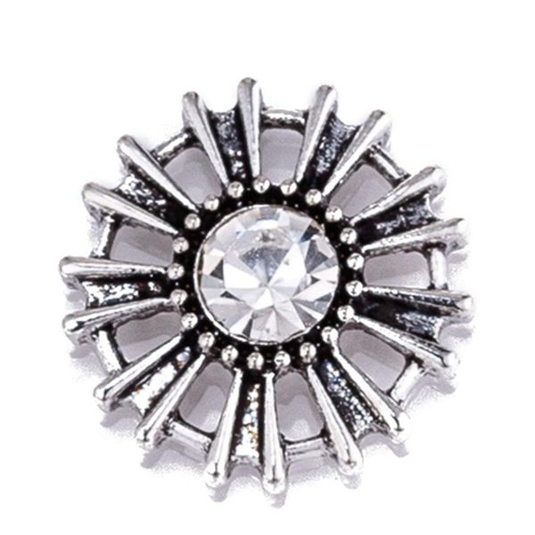 

snap кнопки 18 мм металлические защелки для snaps браслеты fit имбирь защелками ювелирные изделия кристалл panda привязать tz9127 sqcuvr bde, Black