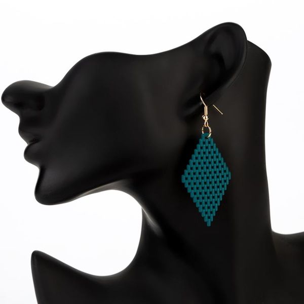

dangle & chandelier 1 pair drop earrings acrylic earring unique square geometric jewelry for woman fashion gifts, Silver