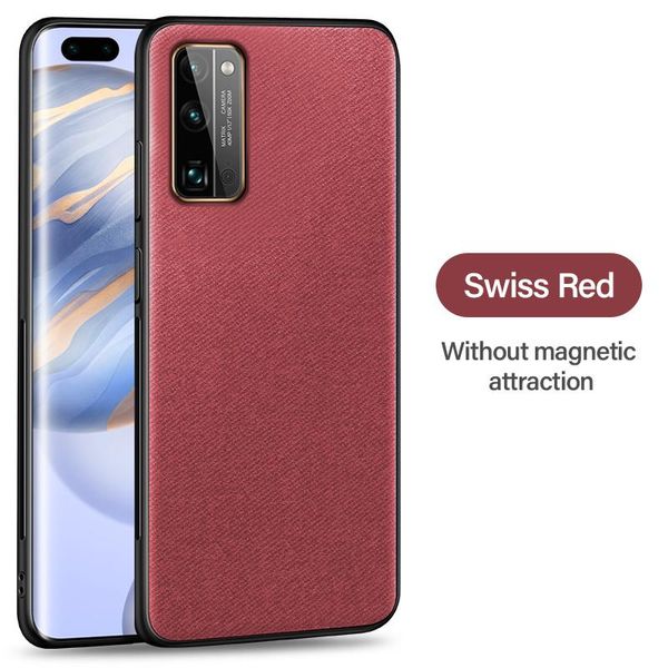 

ультратонкая ткань текстура магнитный держатель телефон чехол для huawei honor 30 20 9 p40 p30 p20 lite pro люкс силиконовая ткань крышка jl