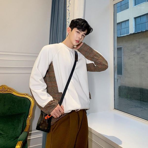 

men streetwear hip hop detachable turtleneck loose casual plaid splice thick pullover hoodie male women fashion sweatshirt1, Black