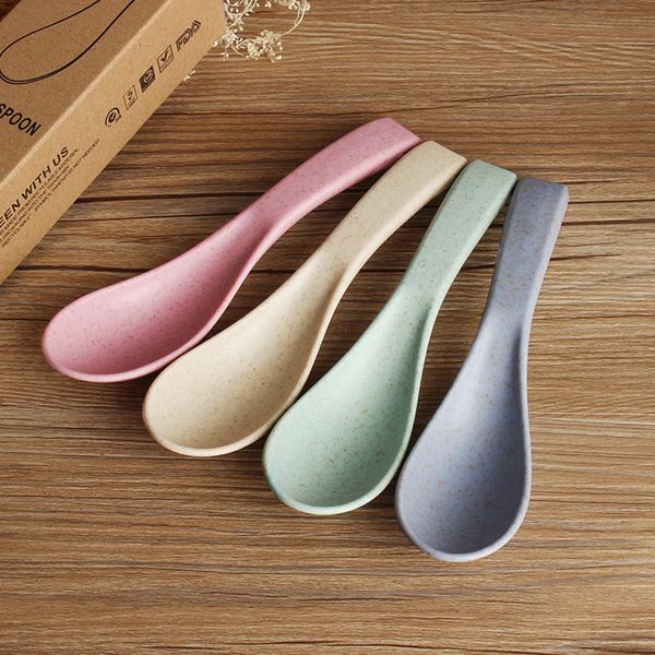 

wheat straw chopsticks set household prevent slip tableware sets multi colors chopsticks spoon suit new arrival 1 3cy l1