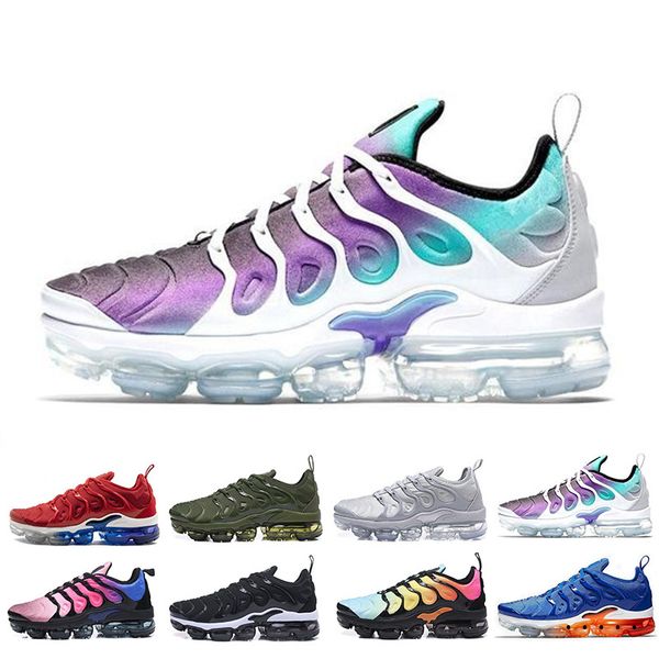 

2019 tn plus running shoes for men women black speed red white anthracite ultra white black 2019 sneakers 36-46 pcc8s