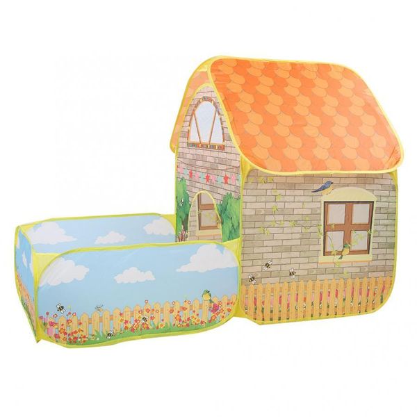 

portable kids children play tent house up tents beach pool tent with courtyard garden playing crawling folding tent toy 1020