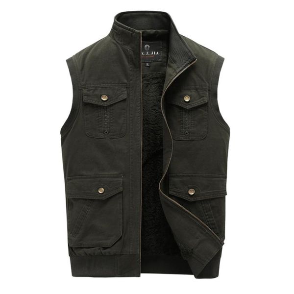 

outdoor travel men's fleece softshell fashion casual vest outdoor hiking climbing fishing male warm sleeveless jackets, Gray;blue