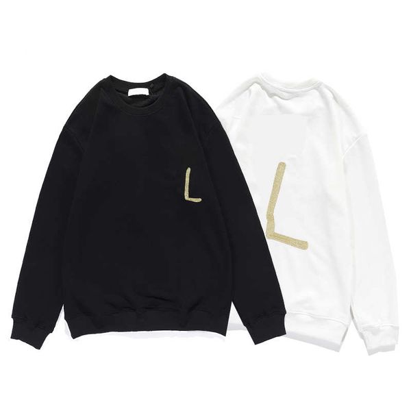 

повседневная мужчины женщины толстовки мода письмо printed фуфайки новых людей с длинными рукавами балахон осень и весна одежда, Black