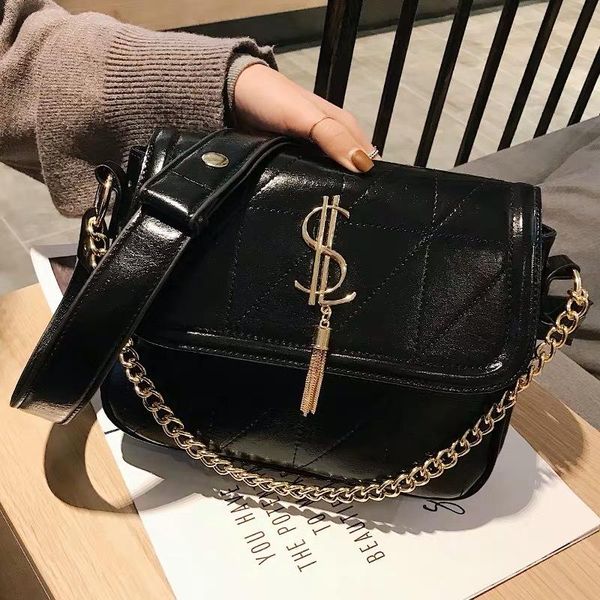 

new 2020 women quality leather shoulder bags girls flap women's casual messenger bags crossbody bag handbags