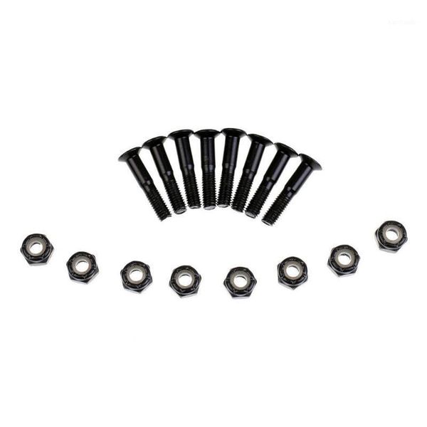 

skateboarding 8pcs/lot 31mm skateboard hardware screws nuts longboard truck set replacment accesories1