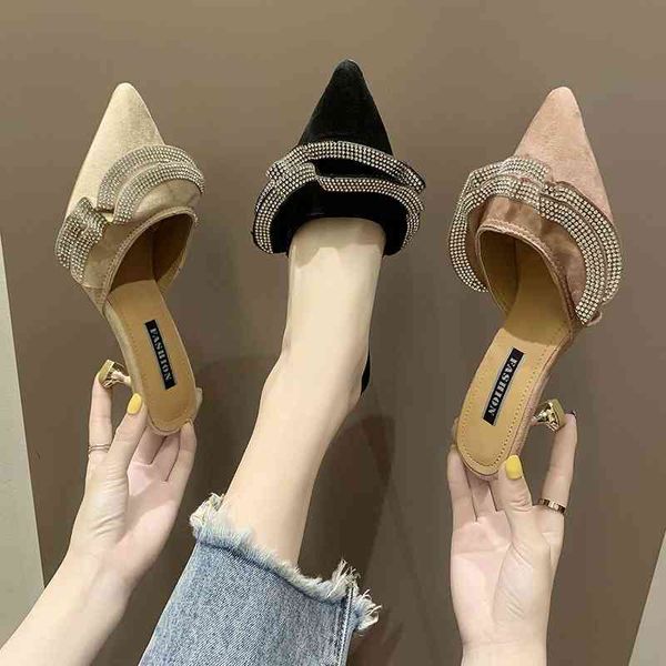 

heels slippers women rhinestone sandals summer shoes woman ruffles party high pumps wedding zapatos de mujer, Black