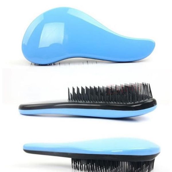 

magic detangling handle tangle shower hair brush comb salon styling tamer tool bsn magic de wmtgxy, Silver