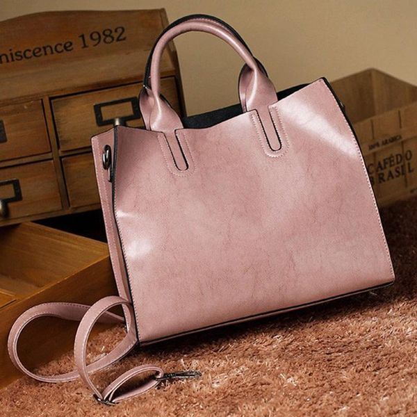 

2021 women solid color pu leather designer shoulder bags messenger bag female travel large capacity handbags crossbody tote bag