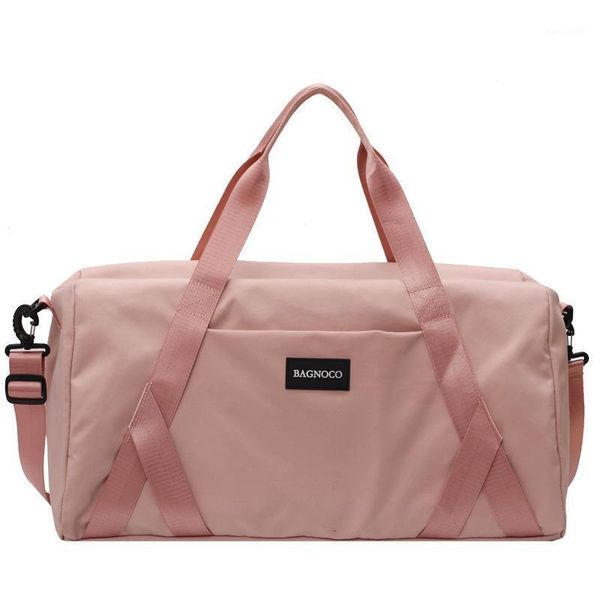 

outdoor bags gym yoga women pink travel duffle handbags for 2021 fashion bag sport accessories men fitness training blosa1