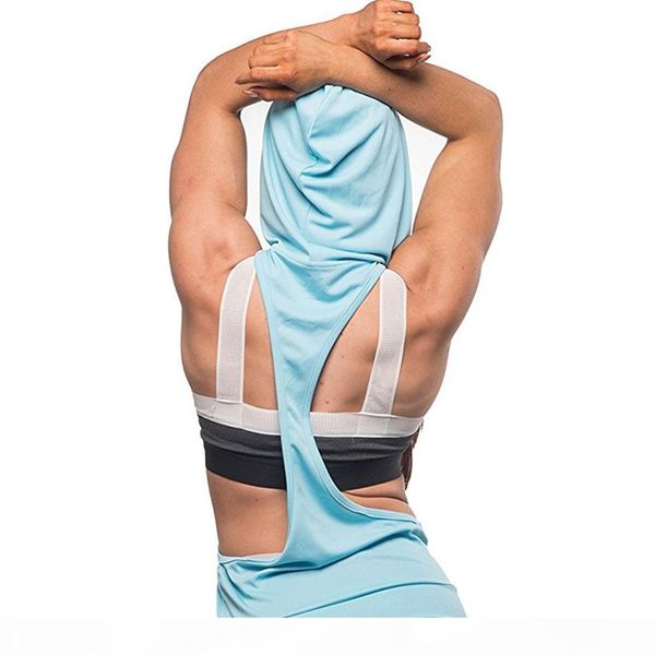 

womens cotton sports fitness hooded tank for female new sleeveless garment pocket hoodies beauty bodybuilding gym running vests, White