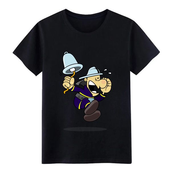 

men's fireman alarm t shirt character cotton size s-3xl unique famous casual spring autumn pictures shirt sport hooded sweatshirt hoodi