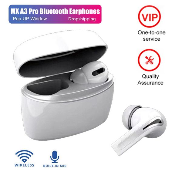 

стерео звук новый a3 pro tws bluetooth наушники беспроводные наушники мини наушники hifi гарнитура чехол для iphone xiaomi редми samsung