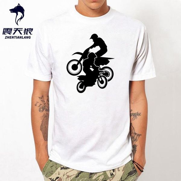 

men's t-shirts brand cotton t - shirt men's sleeve casual fashion short sleeved o-neck cross country motorcycle printed european c, White;black