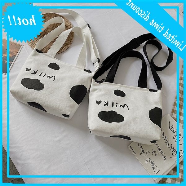 

2020 new korean ins canvas messenger personality one shoulder female student bag