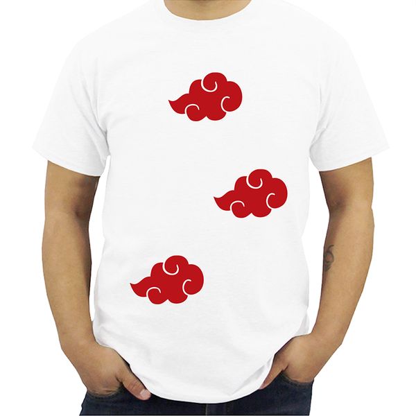 

men anime naruto akatsuki red cloud cosplay funny lovely tee streetwear casual plus size 4x 5x hooded sweatshirt hoodie men t shirt