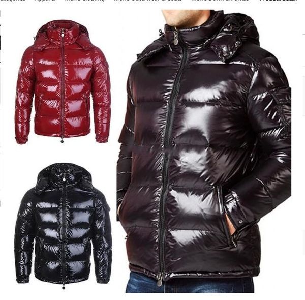 

men women casual down jacket down coats mens outdoor warm feather man winter coat outwear jackets parkas, Black